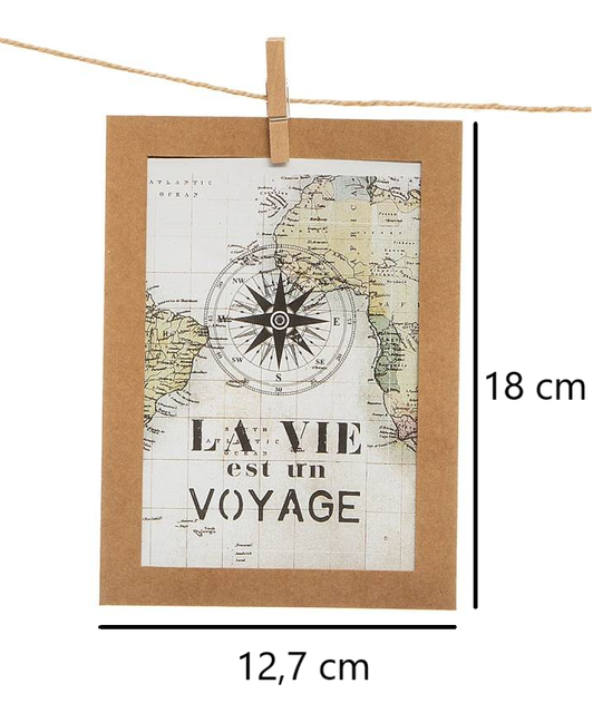 Rame foto 10x15cm, snur cu cleme