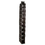 Organizator pentru agățat pantofi DRESSING, 30x15x120 cm, negru