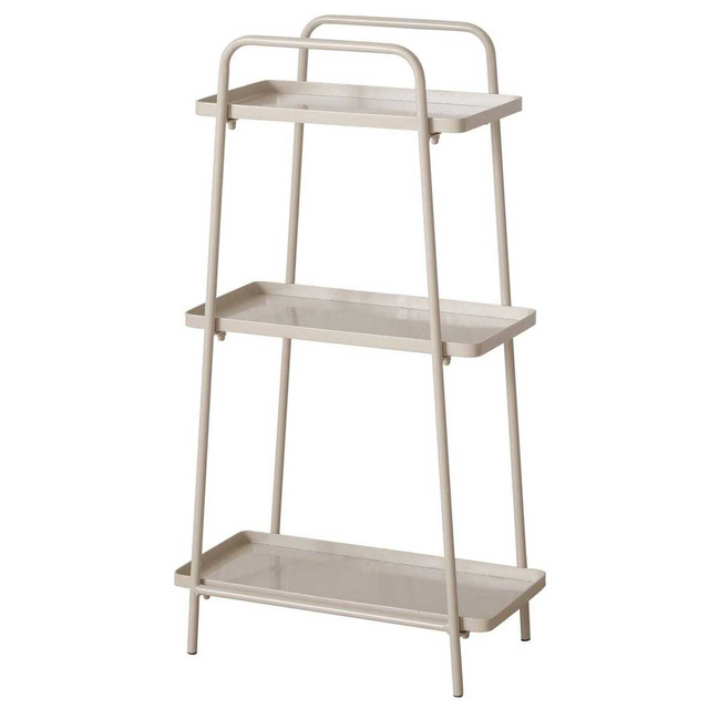 Etajera metalica pentru flori sau decoratiuni Bologna, 100 cm