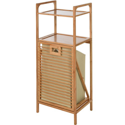 Etajera de baie din bambus,40 x 30 x 95 cm