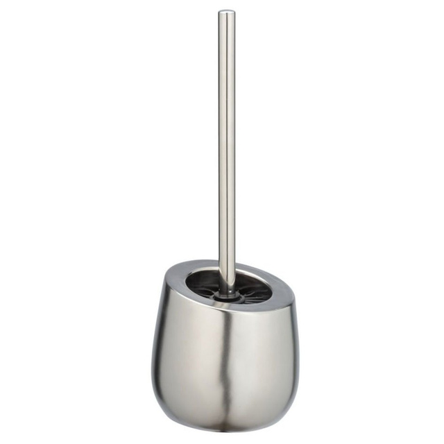 Perie WC cu suport BADI, Gri, 38x13,5x13,5, Wenko