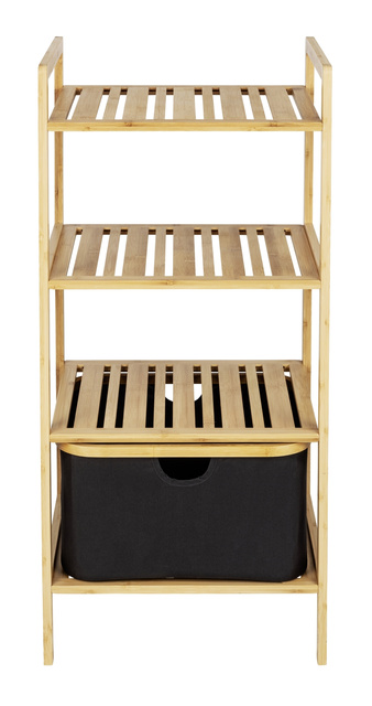 Raft de baie cu 3 niveluri, bambus, Ecori, WENKO