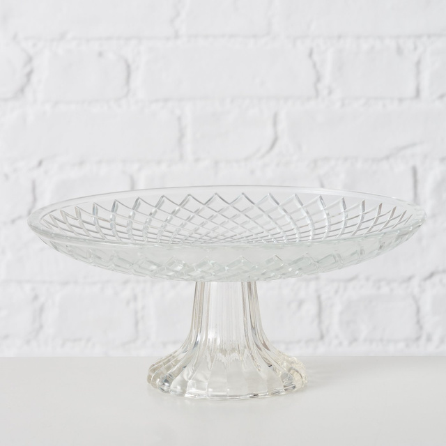 Suport de tort din sticla RUKA, Ø 20 cm