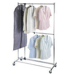 Cuier mobil pentru haine PROFISSIMO, Argintiu, 188x116x49 cm, WENKO