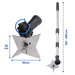 Racleta pentru chit cu 4 dinti cu maner telescopic