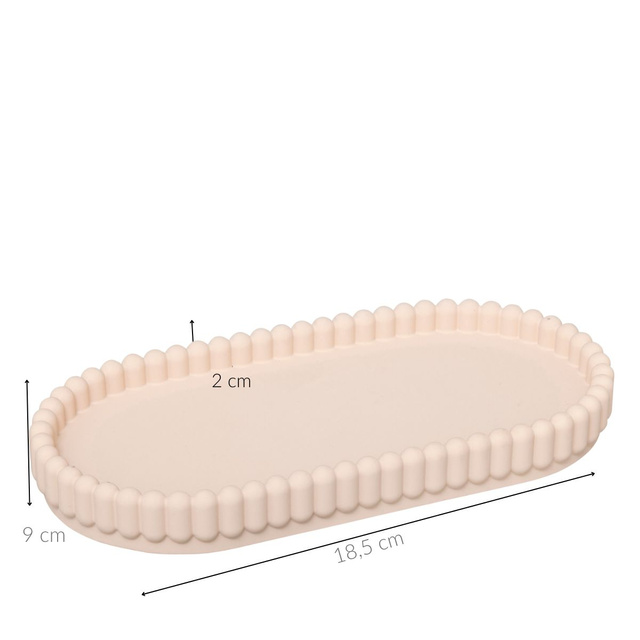 Tavă pentru cosmetice BONBON, 18,5 x 9 cm