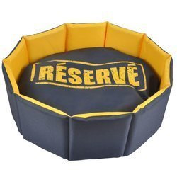 Pat pentru caini si pisici cu perna detasabila CHIC, Ø 48 cm