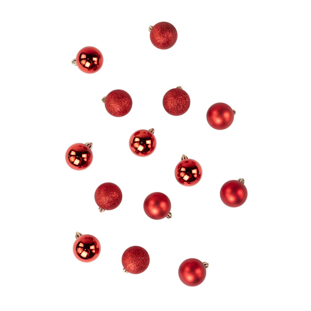 Globulete de Crăciun, 12 bucăți, Ø 3 cm