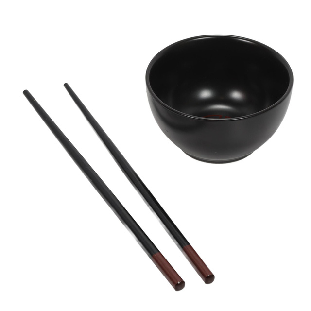 Set pentru sushi - betisoare si boluri, 4 buc.