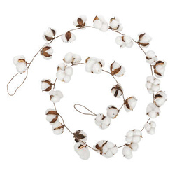 Ghirlanda de flori artificiale din bumbac, 200 cm