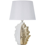 Lampa de masa cu baza in forma de frunza, 30 x 47,5 cm