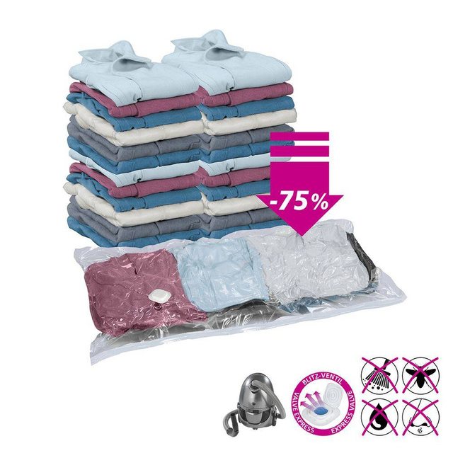 Sac de vidat pentru haine, 135x90 cm, WENKO