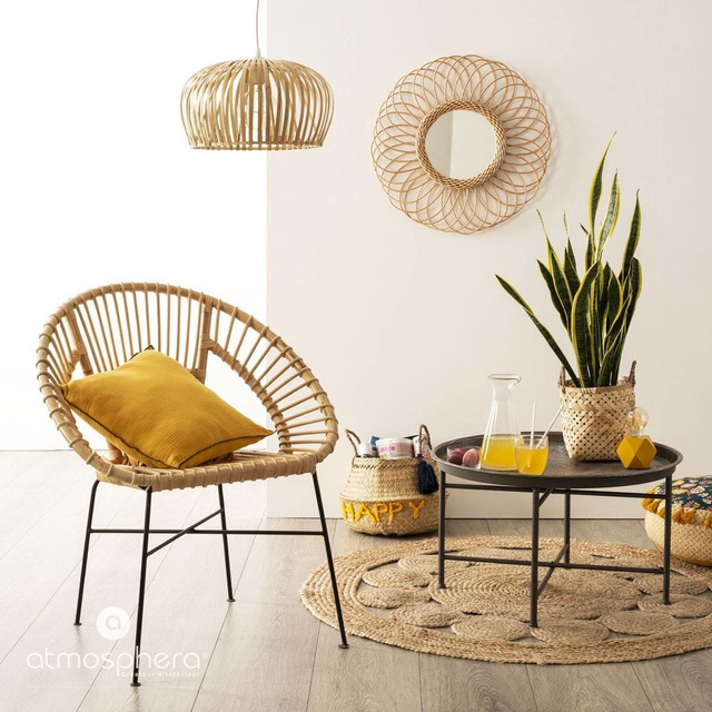 Cosuri depozitare NATURAL, din bambus impletit, 3 bucati