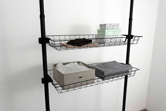 Coș pentru dulap, HERKULES 2 piese, 83x38x8cm, WENKO