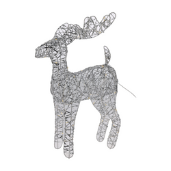 Ren de metal, figură cu LED de 40 cm