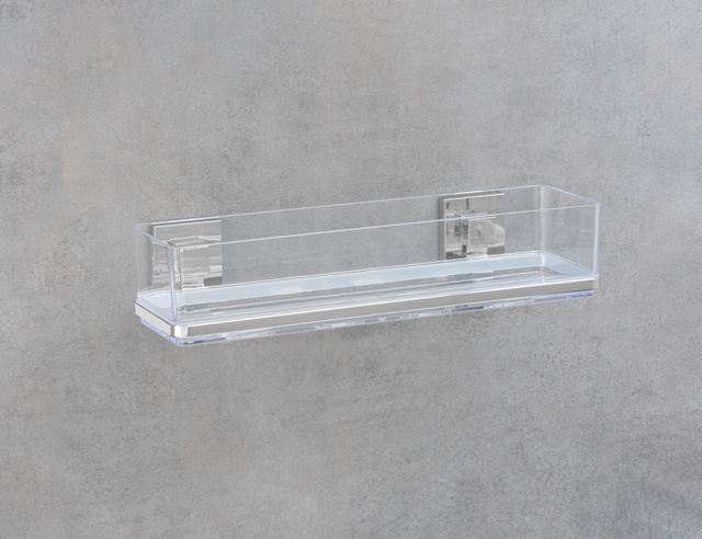 Raft de baie dreptunghiular QUADRO, Vacuum-Loc, pentru duș, WENKO