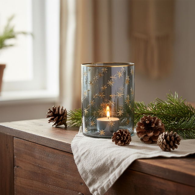 Candelabru pentru tealight în formă de pahar, Ø 11 cm