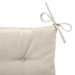 Pernă pentru scaun matlasată cu snururi Korai, impermeabilă, rezistentă la UV, 40 x 40 cm