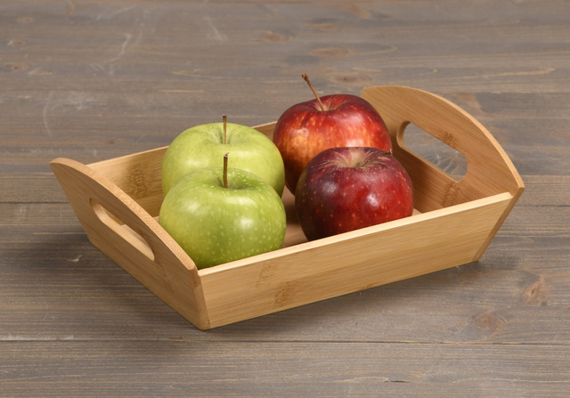 Coș de fructe din bambus, 26 x 19 cm, Kesper