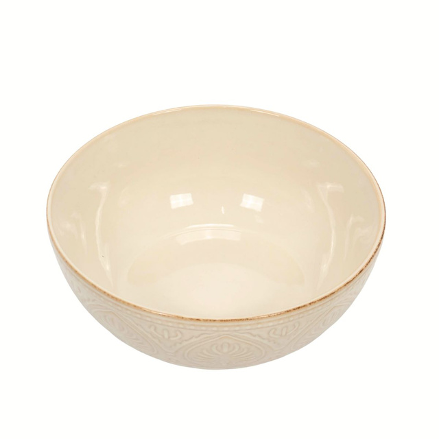 Vas din ceramică cu model canelat, 1900 ml