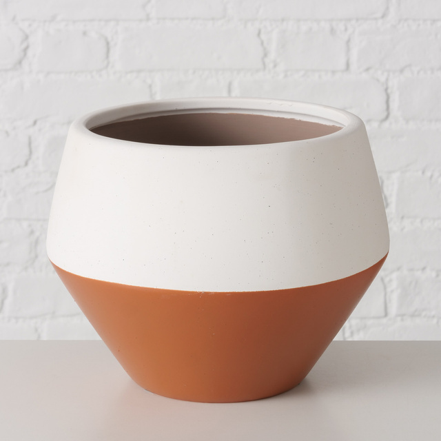 Husa pentru ghiveci MARLIS bicolor, Ø 25,5 cm