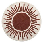 Covor rotund ALI, din bumbac, 90 cm