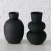 Vaza din metal Maynar, 17 cm, negru