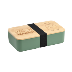 Cutie de prânz „Bärenhunger”, verde, FSC