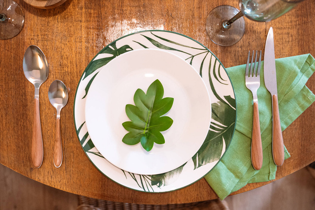 Set vesela PALME, 18 bucati