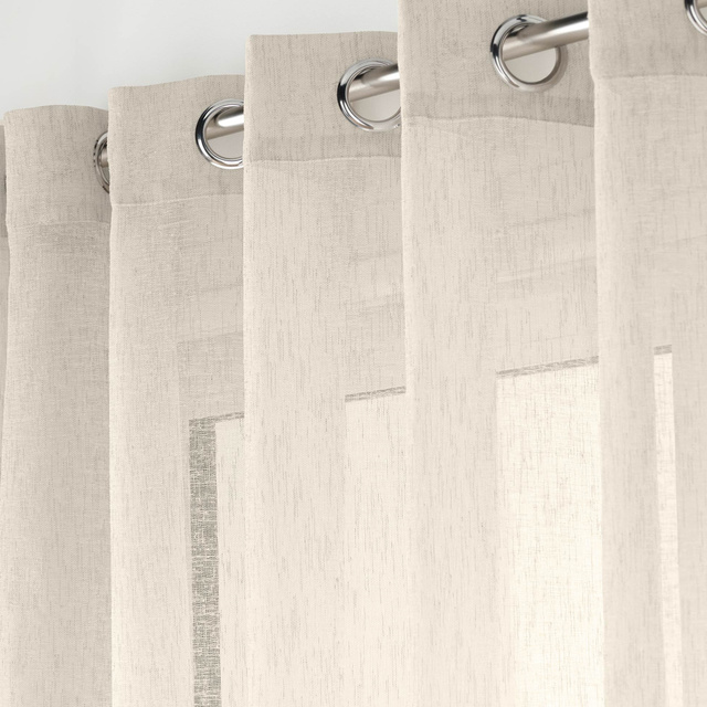 Perdeau lat cu ochiuri, efect in, CARLIN