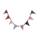 Ghirlanda pentru camera copilului cu steaguri, 160 x 18 cm