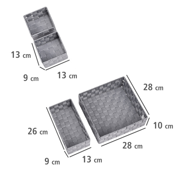 Set cosuri baie ADRIA, 4 bucati, WENKO