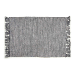 Covor cu franjuri, 100% bumbac, 180 x 120 cm