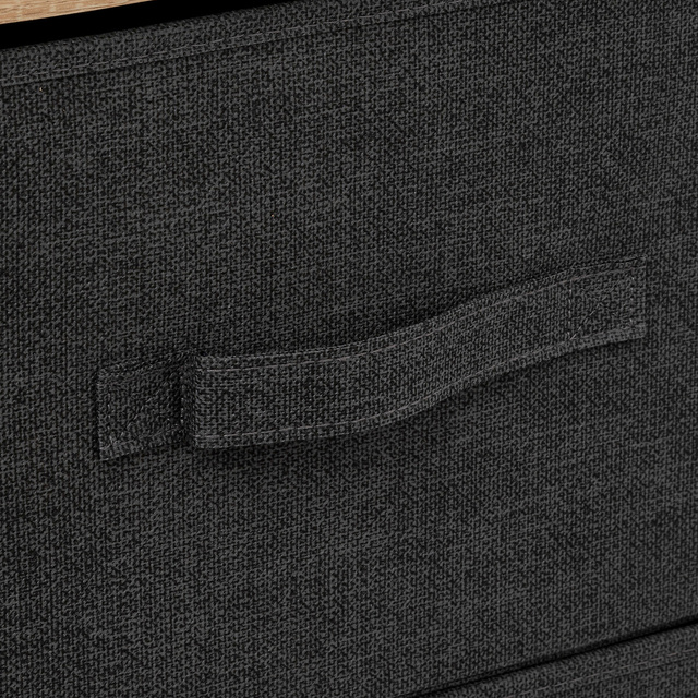 Raft textil cu 5 sertare TISS, 45 x 30 x 114 cm