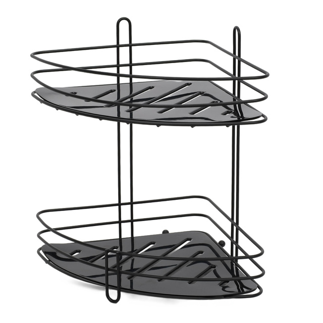 Raft de baie pentru colt cu baza din plastic