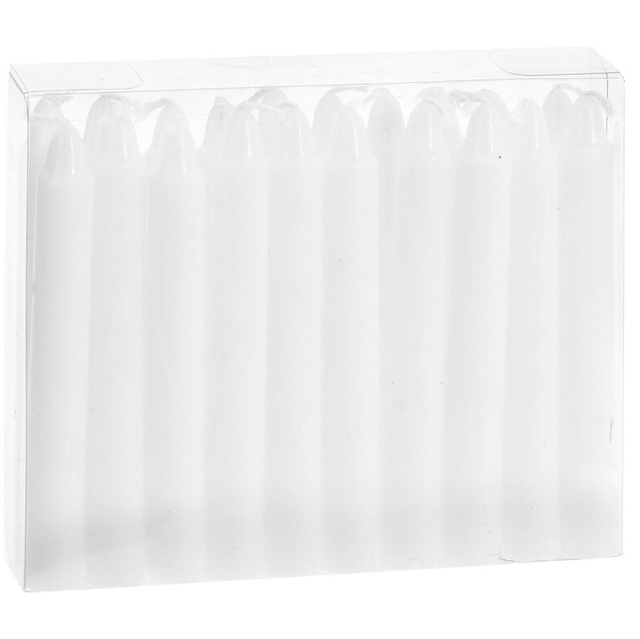 Lumânări de masă din parafină, 10 cm