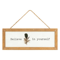 Decor de perete într-un cadru YONA, 38 x 15 cm