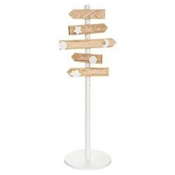 Cuier din lemn pentru copii cu indicatoare, înălțime 114 cm