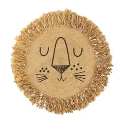Covor pentru camera copiilor, din iută Lion, Ø 90 cm
