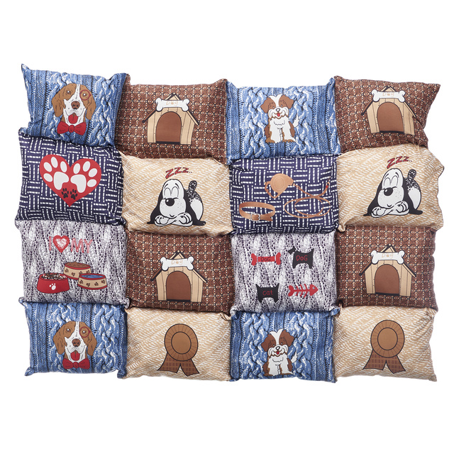 Pat pentru caini, cu fund antiderapant, 65 x 95 cm