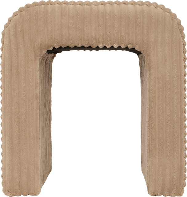 Scaun cu arc din stofa de catifea SEVI, înălțime 43 cm