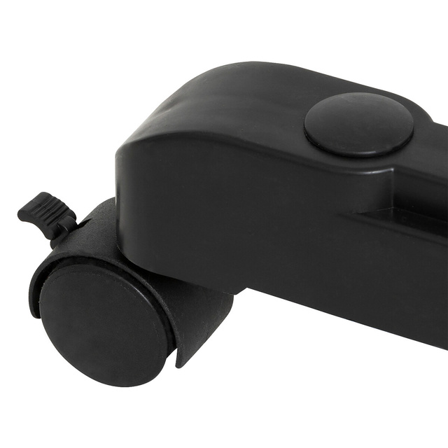 Suport din metal și plastic cu efect de lemn pentru haine