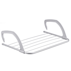 Uscător de rufe balcon din oțel, lungime 3 m, de agățat pe o balustradă