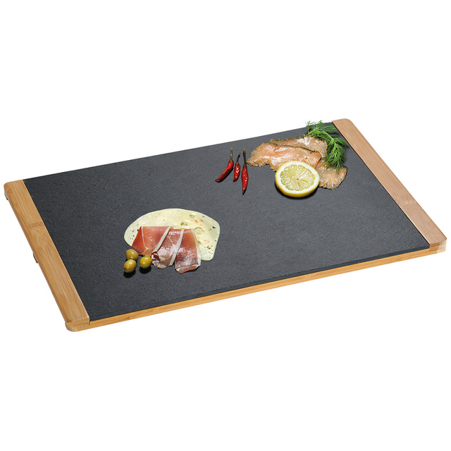 Tava de servire, 45 x 30 cm, ardezie, Kesper