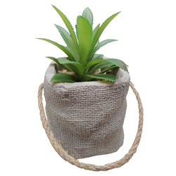 Planta artificiala in ghiveci de ciment, Ø 8 cm