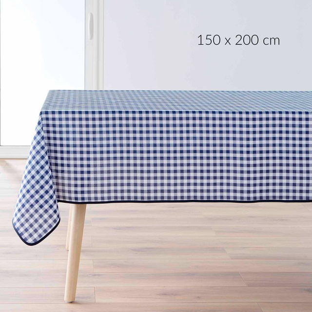 Fata de masă dreptunghiulară în carouri, VICHY, 150 x 200 cm