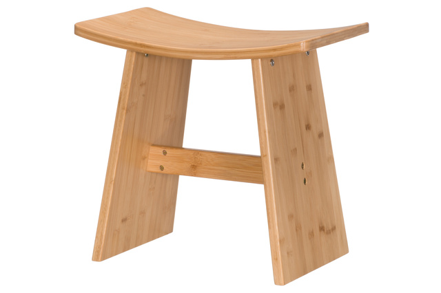 Scaun din bambus cu scaun confortabil, OSAKA