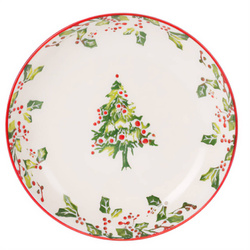 Farfurie adâncă de sărbătoare din ceramică, Ø 21 cm