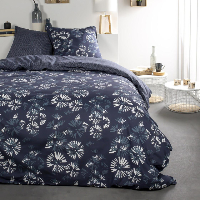 Lenjerie de pat din bmbac Meadow, reversibila, 220 x 240 cm