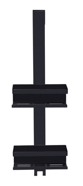 Raft de baie cu două niveluri din inox BRIBANO, montaj fără găurire